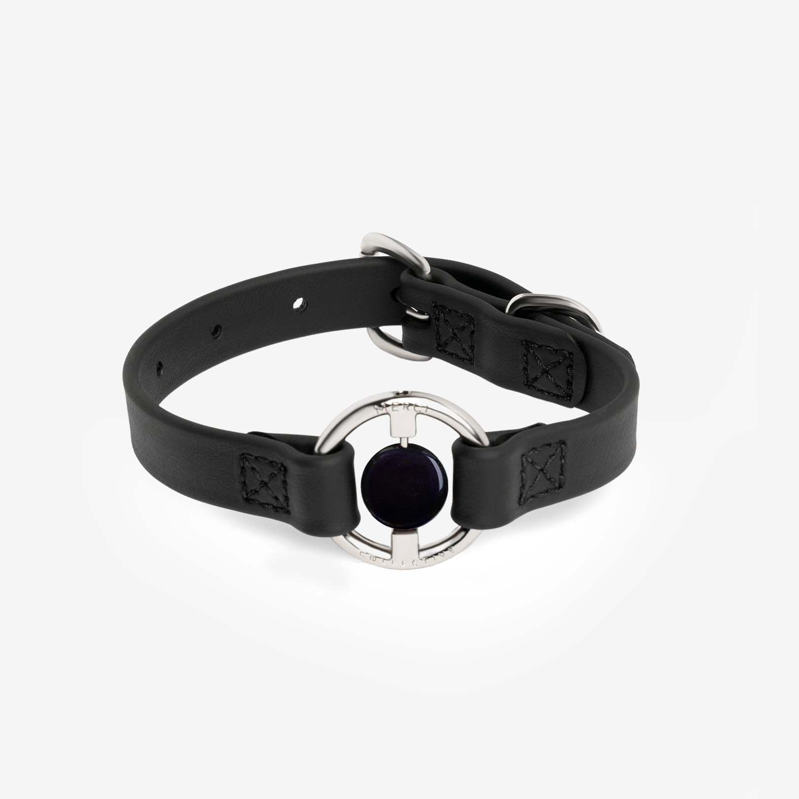 Luxury Dog Collar Embedded with Healing Crystal