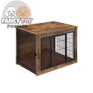 Wooden Dog Kennel with Cushion