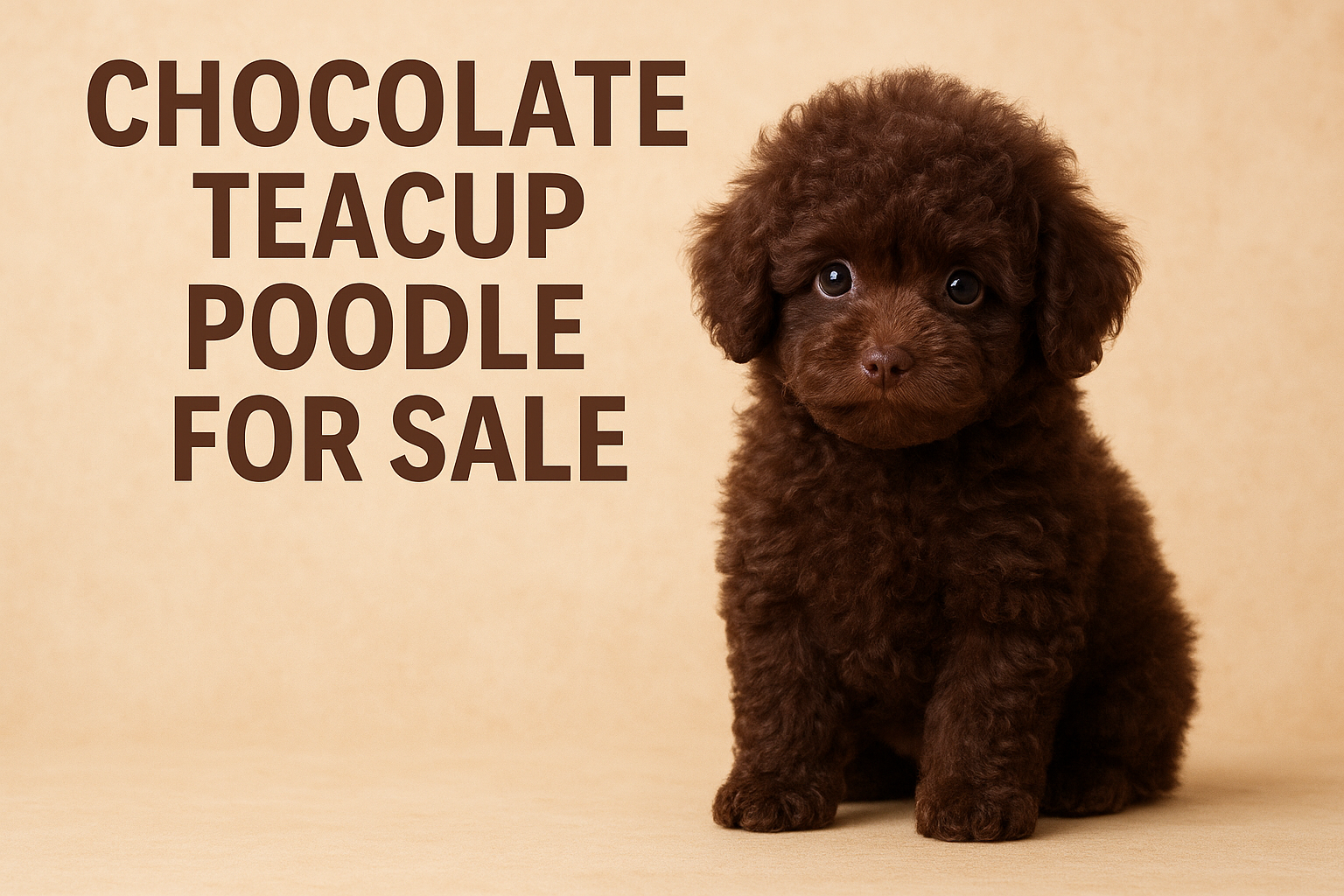 Chocolate Teacup Poodles for sale in Australia